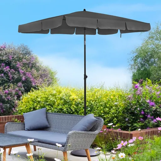 Haushalt international Slunečník UV50+ 140 x 180 cm, černý