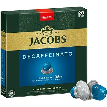Jacobs Decaffeinato intenzita 6, 20 ks kapslí pro Nespresso®* (4028756)
