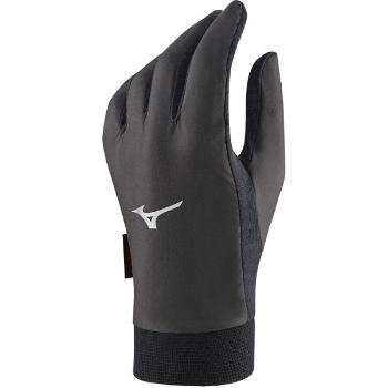 Mizuno WIND GUARD GLOVE Unisexové větruvzdorné rukavice, tmavě šedá, velikost