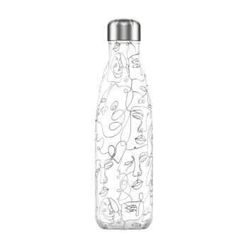 Termoláhev Chilly's Bottles - Line Art Faces 500ml, edice Original