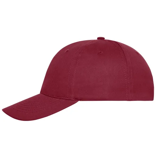 Myrtle Beach (Daiber) 6 panelová kšiltovka z bio bavlny MB6236 - Vínová