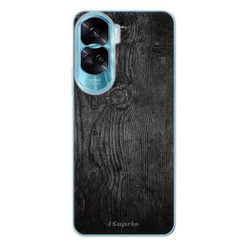 Odolné silikonové pouzdro iSaprio - Black Wood 13 - Honor 90 Lite 5G