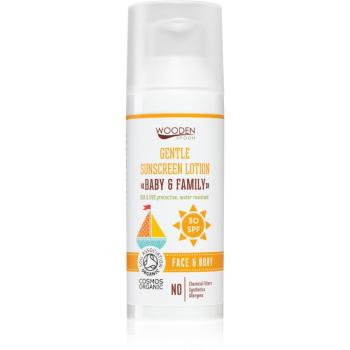 WoodenSpoon Baby & Family ochranné opalovací mléko SPF 30 50 ml