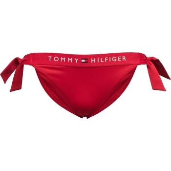 Tommy Hilfiger TH ORIGINAL-SIDE TIE CHEEKY BIKINI Dámský spodní díl plavek, červená, velikost