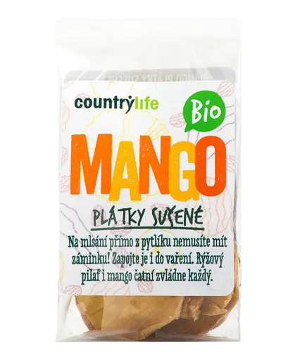 Country Life Mango plátky sušené BIO 80 g