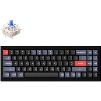 Keychron QMK Q7 70% Gateron G Pro Hot-Swappable Blue Switch Mechanical, Black - US (Q7-C2)