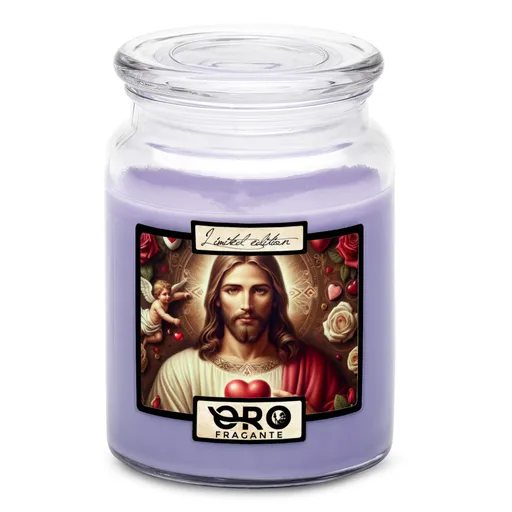 Svíčka Dárce lásky (Vůně svíčky: Levandule)