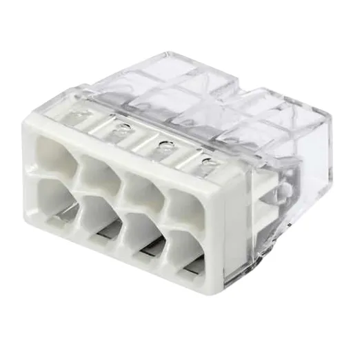 Svorka Wago 2273-208 8x0,5-2,5mm2 transparentní/bílá