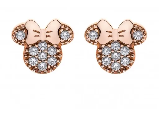 Disney Půvabné bronzové náušnice ze stříbra Minnie Mouse E904431PZWL