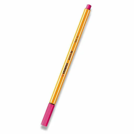 Popisovač STABILO point liner 88 růžový neonový