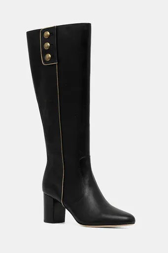 Kožené kozačky Lauren Ralph Lauren Kenndi Tl Hl