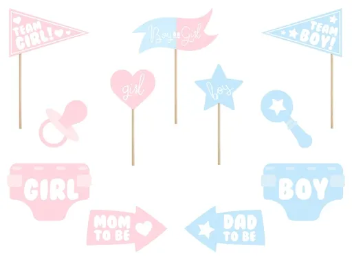 PartyDeco Rekvizity na focení - příchod děťátka