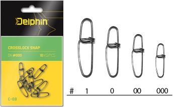 Dephin Karabinka Crosslock Snap C-03 10ks - BN/000