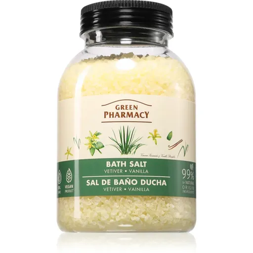 Green Pharmacy Vetiver & Vanilla Bath Salt relaxační sůl do koupele 1000 g