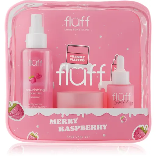Fluff Christmas Glow Merry Raspberry vánoční dárková sada