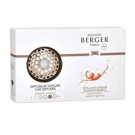Maison Berger Paris Dárková sada difuzér do auta chrome + náplň Exquisite Sparkle