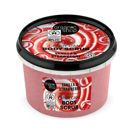 Organic Shop Tělový peeling Cukrová hůlka (Body Scrub) 250 ml