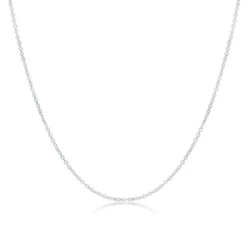 Náhrdelník ze stříbra 925 - lesklý list "Monstera" se zářezy a hladká kulička