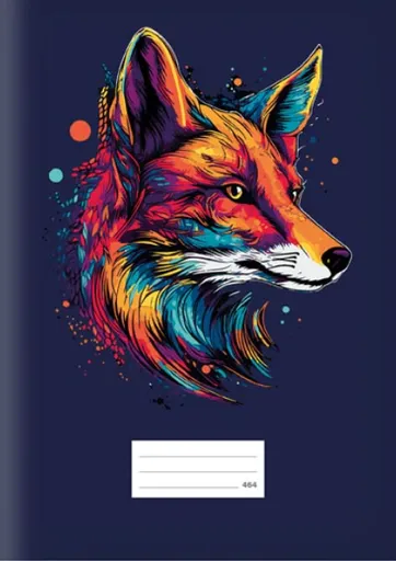Školní sešit LUX A4 464, Liška