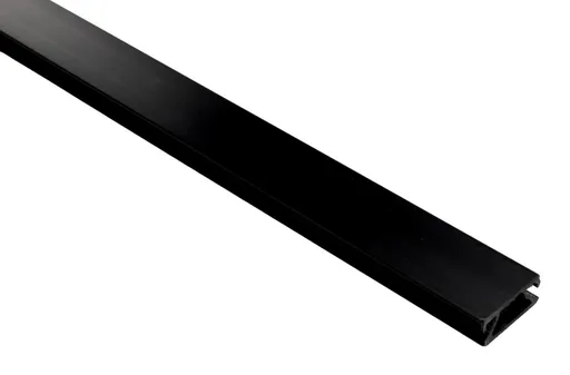 Deko-Light 1-fázový kolejnicový systém - D-One krycí panel přisazená kolejnice, 1m, černá 720039