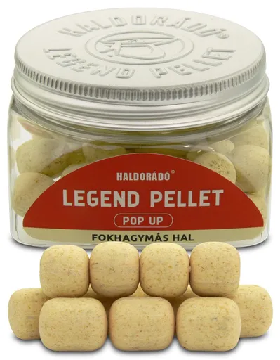 Haldorádó pelety legend pellet pop-up 50 g 12+16 mm - česneková ryba