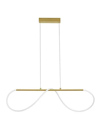 NOVA LUCE závěsné svítidlo TIRIAC zlatý hliník a akryl LED 29W 230V 3000K IP20 stmívatelné 9548103