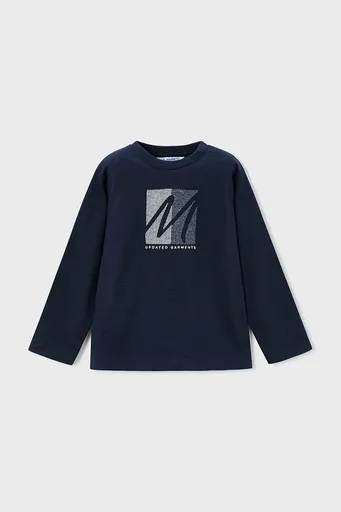 Dětské bavlněné tričko s dlouhým rukávem Mayoral