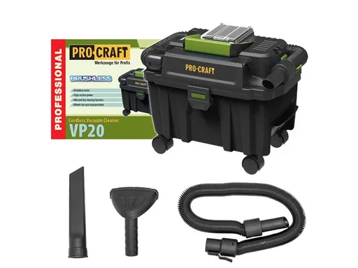 Vysavač průmyslový AKU PROCRAFT VP20