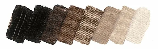 Olejová barva Mussini 35ml – 645 asphaltum black transparent