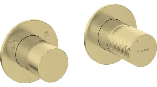 DEANTE Silia Hexa kartáčované zlato Sprchová baterie, s přepínačem sprchy horizontální BHS_R46P
