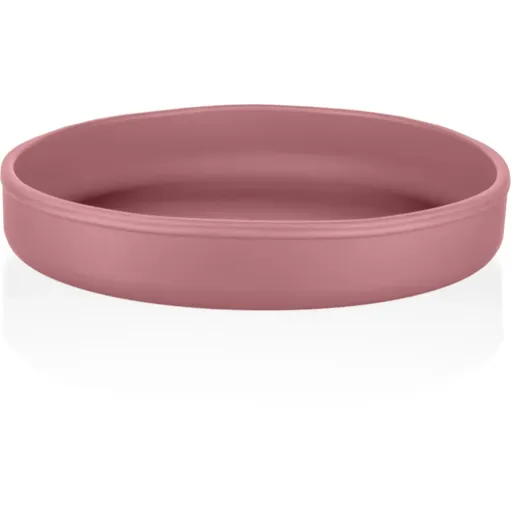 Zopa Silicone Plate talíř 6 m+ Old Pink 1 ks