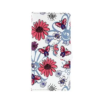TopQ Xiaomi Redmi Note 9 knížkový Flowers 50612 (Sun-50612)