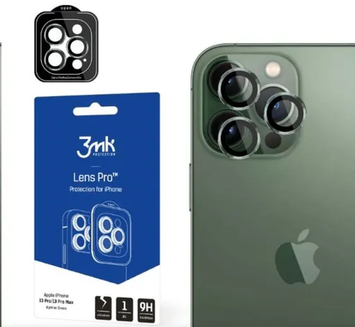 3mk Lens Protection Pro pro Apple iPhone 13 Pro / iPhone 13 Pro Max, zelená
