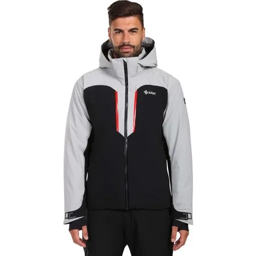 KILPI HYDER Pánská lyžařská bunda, černá, velikost XXXL