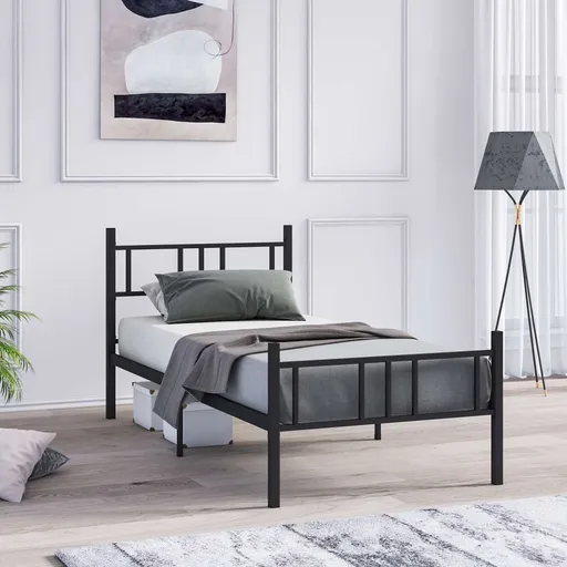 Rám jednolůžkové postele Akın - Black 100x200