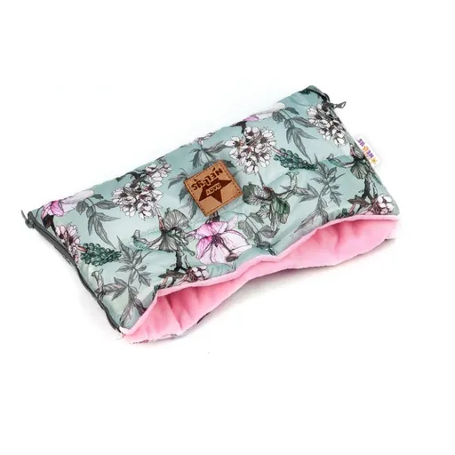 Baby Nellys Rukávník ke kočárku, nepromokavý, PREMIUM Magnolie