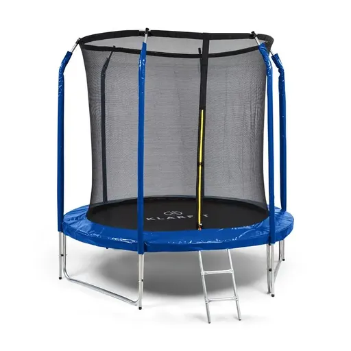 KLARFIT Jumpstarter, trampolína, Ø 2,5 m, síť max. 120 kg, skákací plocha Ø 195 cm