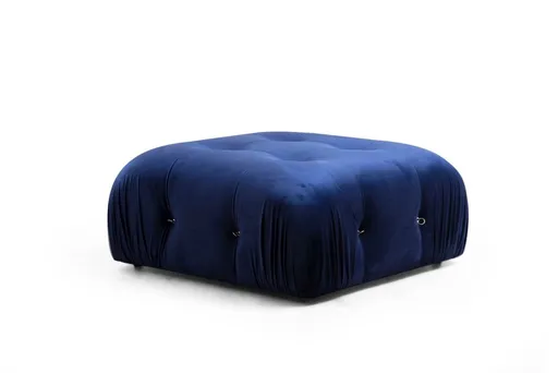 Taburet Bubble Pouffe - Velvet Blue