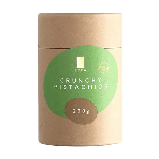 Pistácie v mléčné čokoládě CRUNCHY PISTACHIOS 200 g, LYRA
