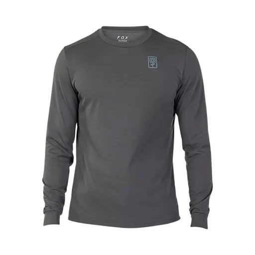 Pánský cyklo dres FOX Ranger Drirelease LS Jersey Dark Shadow L