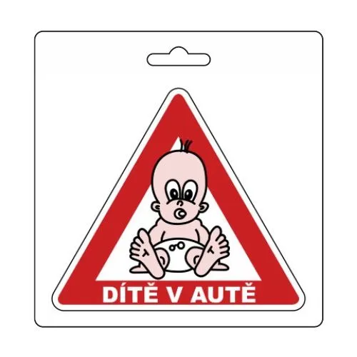 Compass 93296 Samolepka DÍTĚ V AUTĚ (105 x 120 mm)