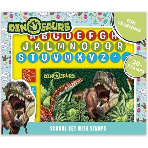 Jiri Models Školní set s razítky Dinosauři