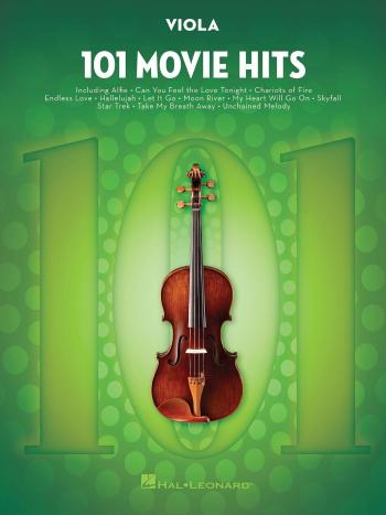 Hal Leonard 101 Movie Hits for Viola Noty