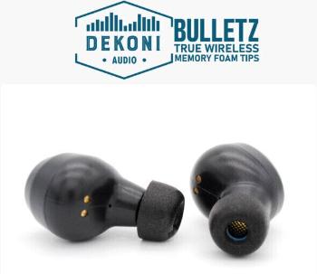 Dekoni Audio ETZ-TWS-PL Black Štuple na sluchátka