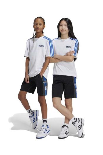 Dětské kraťasy adidas Originals SHORTS černá barva, s aplikací, nastavitelný pas, IW6009