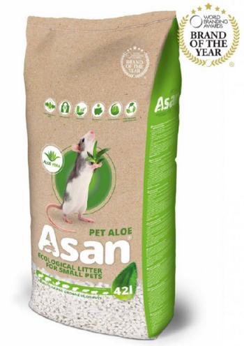 Podstielka ASAN hlodavce Pet Aloe 42L (8kg)