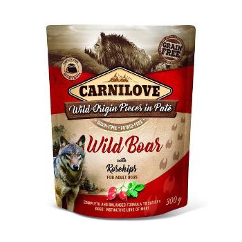 Kapsička Carnilove Dog Pouch Paté divočák se šípky 300g