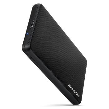 Külső merevlemez ház AXAGON EE25-SL, screwless SLIDE box 2.5" HDD/SSD, SuperSpeed USB 5 Gbps