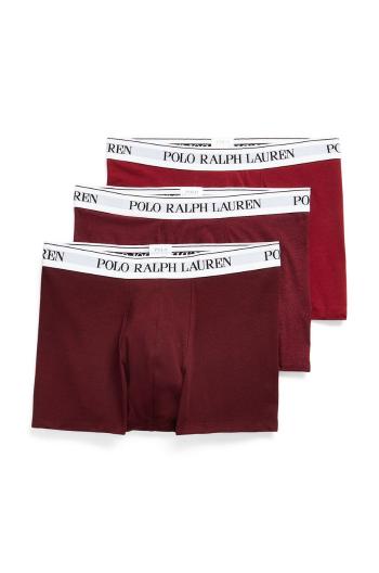 Boxerky Polo Ralph Lauren 3-pack pánské, šedá barva, 714830299