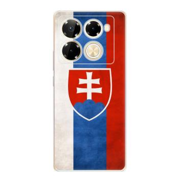 Odolné silikonové pouzdro iSaprio - Slovakia Flag - Infinix Note 40 PRO / Note 40 PRO+ 5G